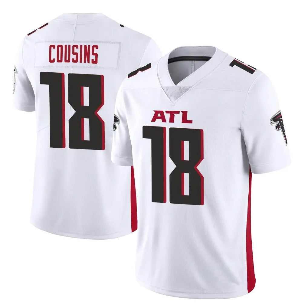 Kooe A.Falcons #18 Kirk Cousins Player White Vapor Untouchable Limited Home Game Stitched Jerseys