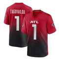Kooe A.Falcons #1 Tua Tagovailoa Player Red Home Game Stitched Jerseys