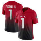 Kooe A.Falcons #1 Tua Tagovailoa Player Red Vapor Untouchable Limited Home Game Stitched Jerseys