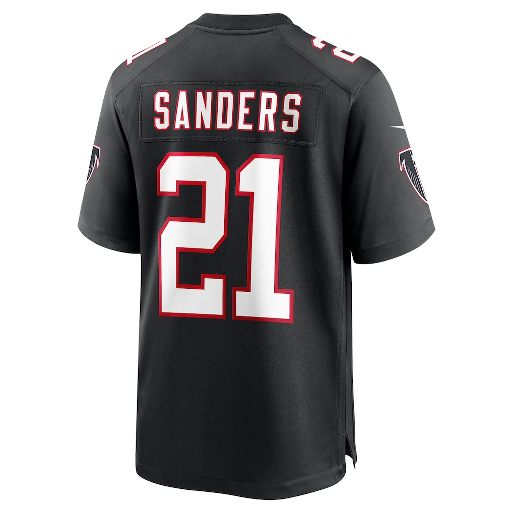 Kooe A.Falcons #21 Deion Sanders Black Retired Player Alternate Game Stitched Jerseys