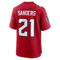 Kooe A.Falcons #21 Deion Sanders Red Retired Player Game Stitched Jerseys