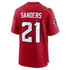 Kooe A.Falcons #21 Deion Sanders Red Retired Player Game Stitched Jerseys
