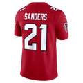 Kooe A.Falcons #21 Deion Sanders Red Vapor F.U.S.E. Stitched Retired Limited Jerseys