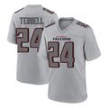 Kooe A.Falcons #24 A.J. Terrell Jr. Branch Player Gray Fashion Home Game Stitched Jerseys