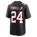 Kooe A.Falcons #24 A.J. Terrell Jr. Player Black Alternate Home Game Stitched Jerseys