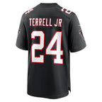 Kooe A.Falcons #24 A.J. Terrell Jr. Player Black Alternate Home Game Stitched Jerseys