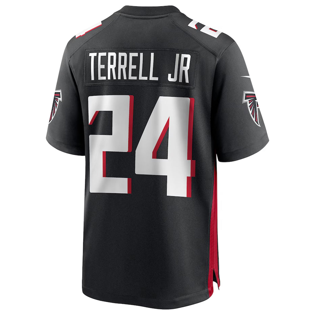 Kooe A.Falcons #24 A.J. Terrell Jr. Player Black Home Game Stitched Jerseys