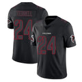Kooe A.Falcons #24 A.J. Terrell Jr. Player Black Impact Limited Game Stitched Jerseys
