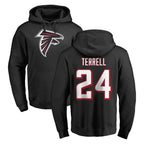 Kooe A.Falcons #24 A.J. Terrell Jr. Player Black Salute to Service Hoodies Stitched Jerseys