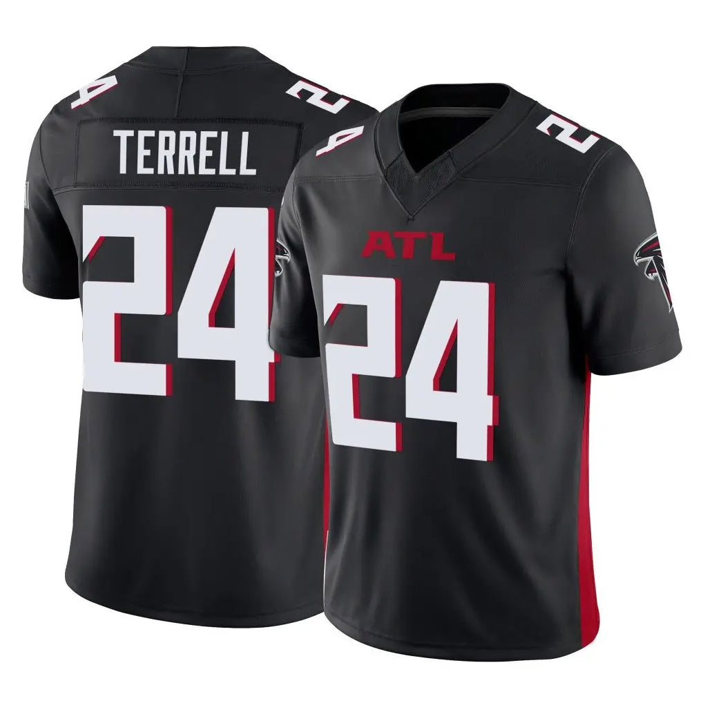 Kooe A.Falcons #24 A.J. Terrell Jr. Player Black Vapor F.U.S.E. Limited Stitched Jerseys