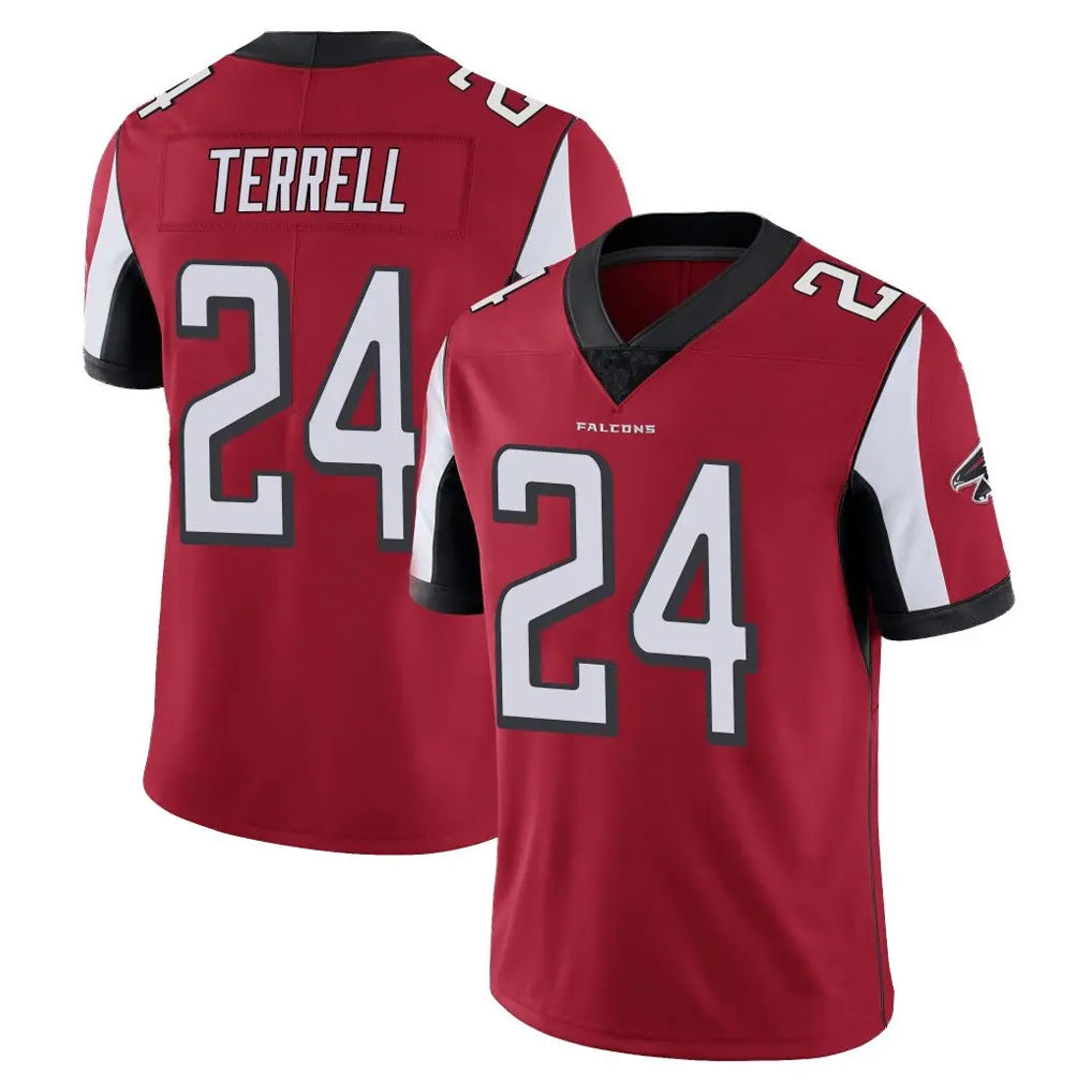 Kooe A.Falcons #24 A.J. Terrell Jr. Player Red Color Vapor Untouchable Limited Home Game Stitched Jerseys