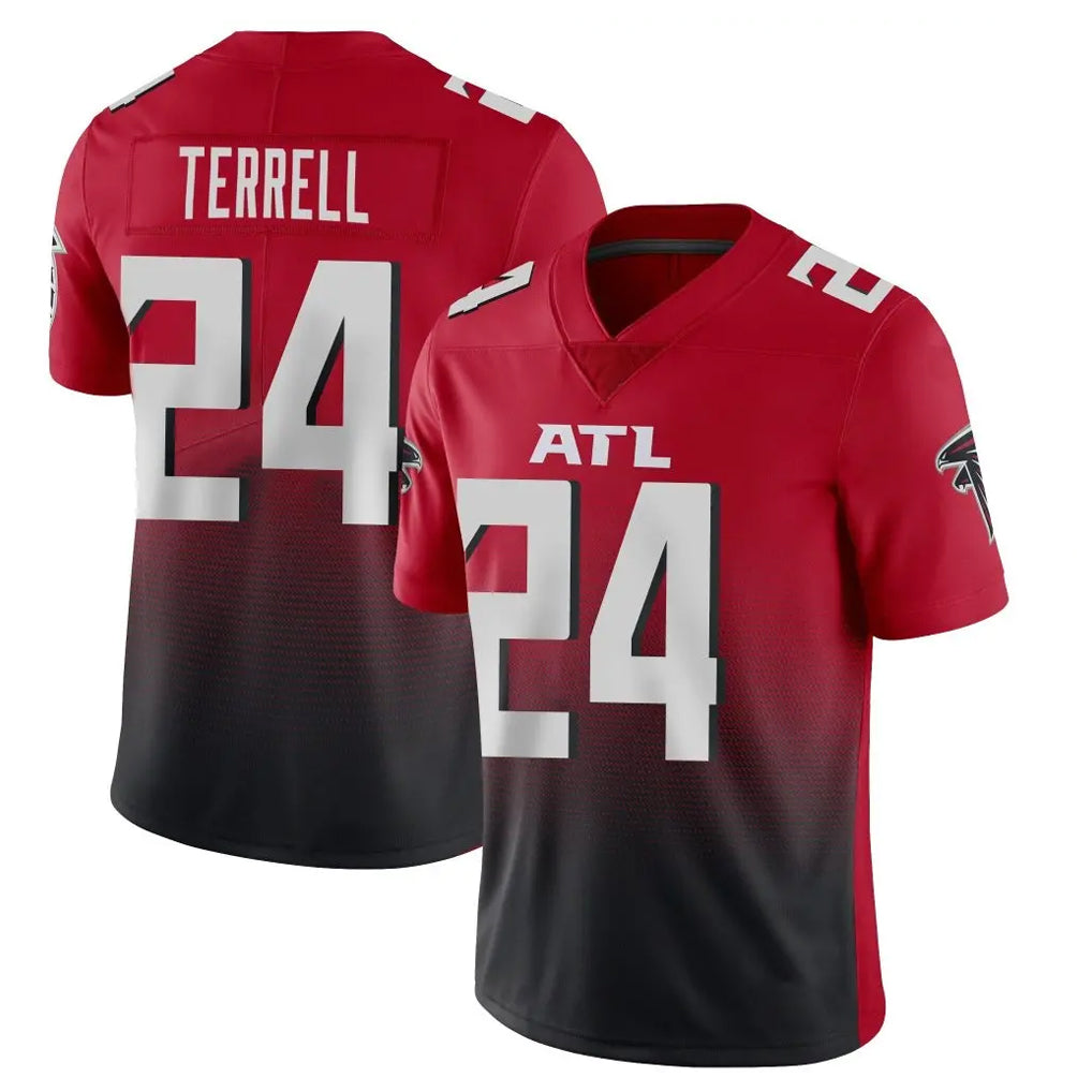 Kooe A.Falcons #24 A.J. Terrell Jr. Player Red Vapor Untouchable Limited Home Game Stitched Jerseys