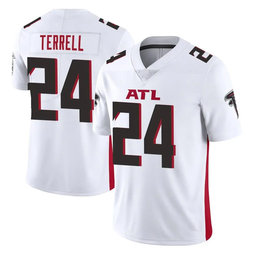 Kooe A.Falcons #24 A.J. Terrell Jr. Player White Vapor Untouchable Limited Home Game Stitched Jerseys