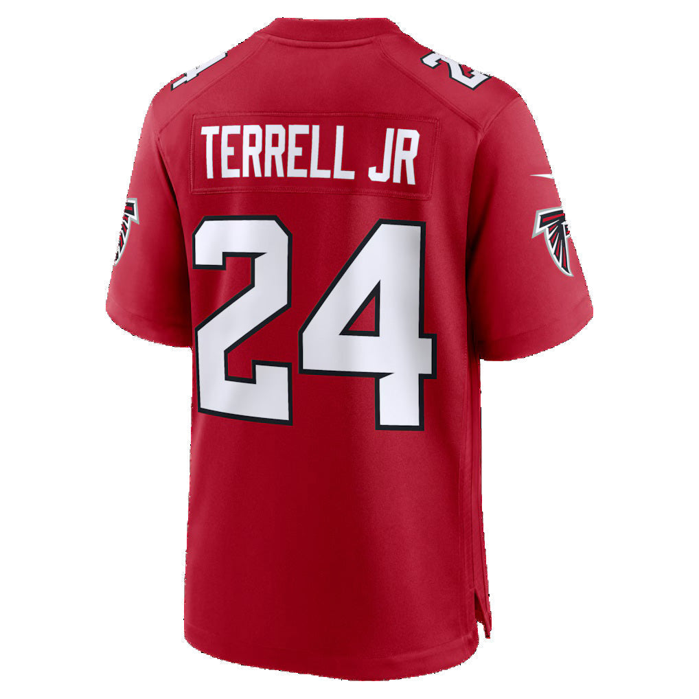 Kooe A.Falcons #24 A.J. Terrell Red Game Stitched Jerseys