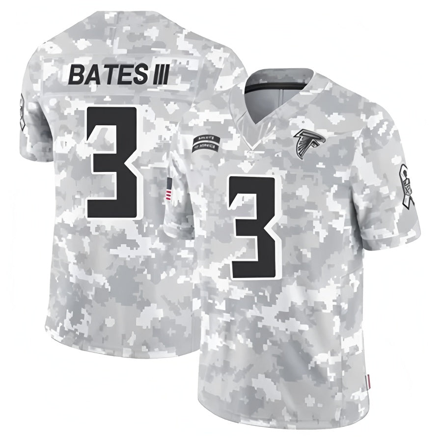 Kooe A.Falcons #3 Jessie Bates III Player Camo Salute to Service Limited Stitched Stitched Jerseys