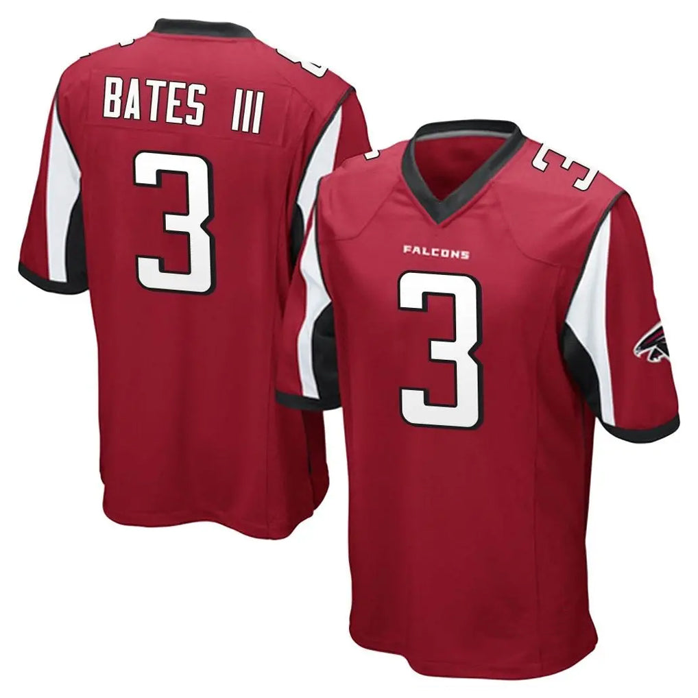 Kooe A.Falcons #3 Jessie Bates III Player Red Color Vapor Home Game Stitched Jerseys