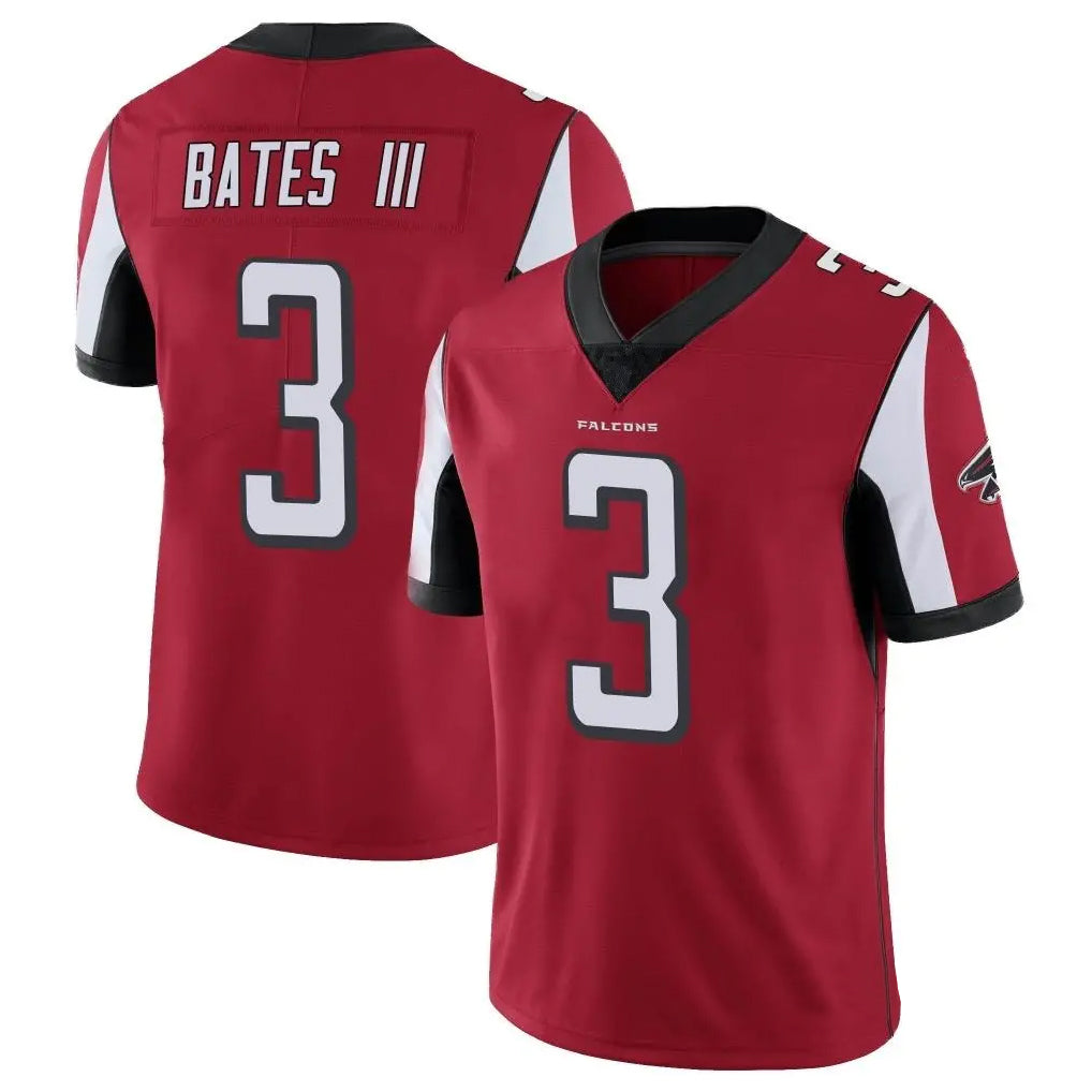 Kooe A.Falcons #3 Jessie Bates III Player Red Color Vapor Untouchable Limited Home Game Stitched Jerseys