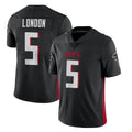 Kooe A.Falcons #5 Drake London Player Black Vapor Untouchable Limited Home Game Stitched Jerseys