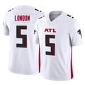 Kooe A.Falcons #5 Drake London Player White Vapor F.U.S.E. Limited Home Game Stitched Jerseys