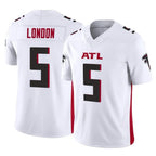 Kooe A.Falcons #5 Drake London Player White Vapor F.U.S.E. Limited Home Game Stitched Jerseys