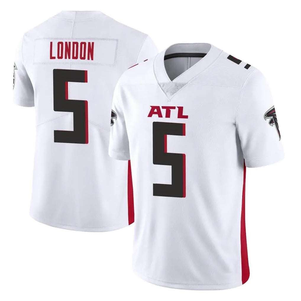 Kooe A.Falcons #5 Drake London Player White Vapor Untouchable Limited Home Game Stitched Jerseys