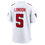 Kooe A.Falcons #5 Drake London White Game Stitched Jerseys