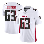 Kooe A.Falcons #63 Chris Lindstrom Player White Vapor Untouchable Limited Home Game Stitched Jerseys