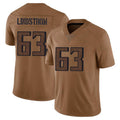 Kooe A.Falcons #63 Chris Lindstrom Player Brown Salute To Service Limited Stitched Jerseys