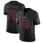 Kooe A.Falcons #70 Jake Matthews Player Black Limited Elite Game Stitched Jerseys
