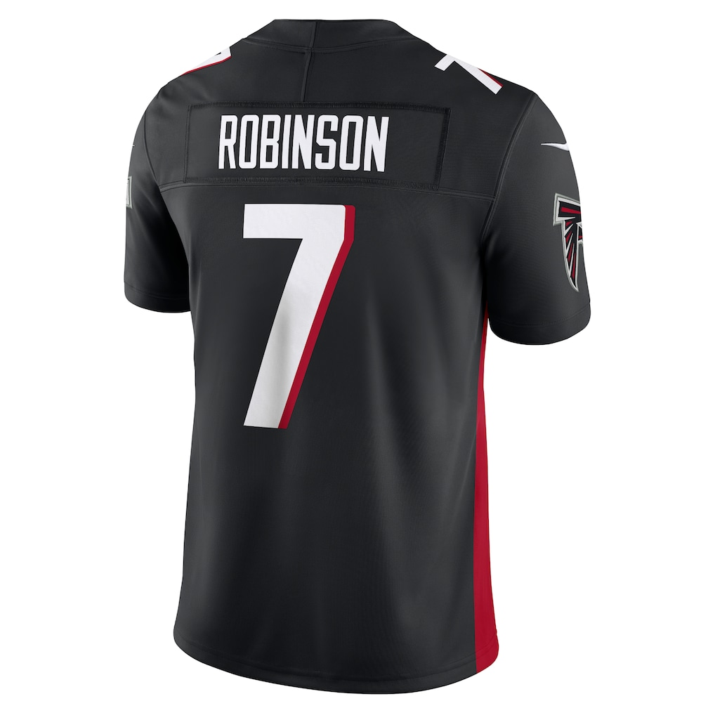Kooe A.Falcons #7 Bijan Robinson Black Vapor F.U.S.E. Limited Stitched Jerseys