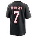 Kooe A.Falcons #7 Bijan Robinson Player Black Alternate Game Stitched Jerseys