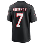 Kooe A.Falcons #7 Bijan Robinson Player Black Alternate Game Stitched Jerseys