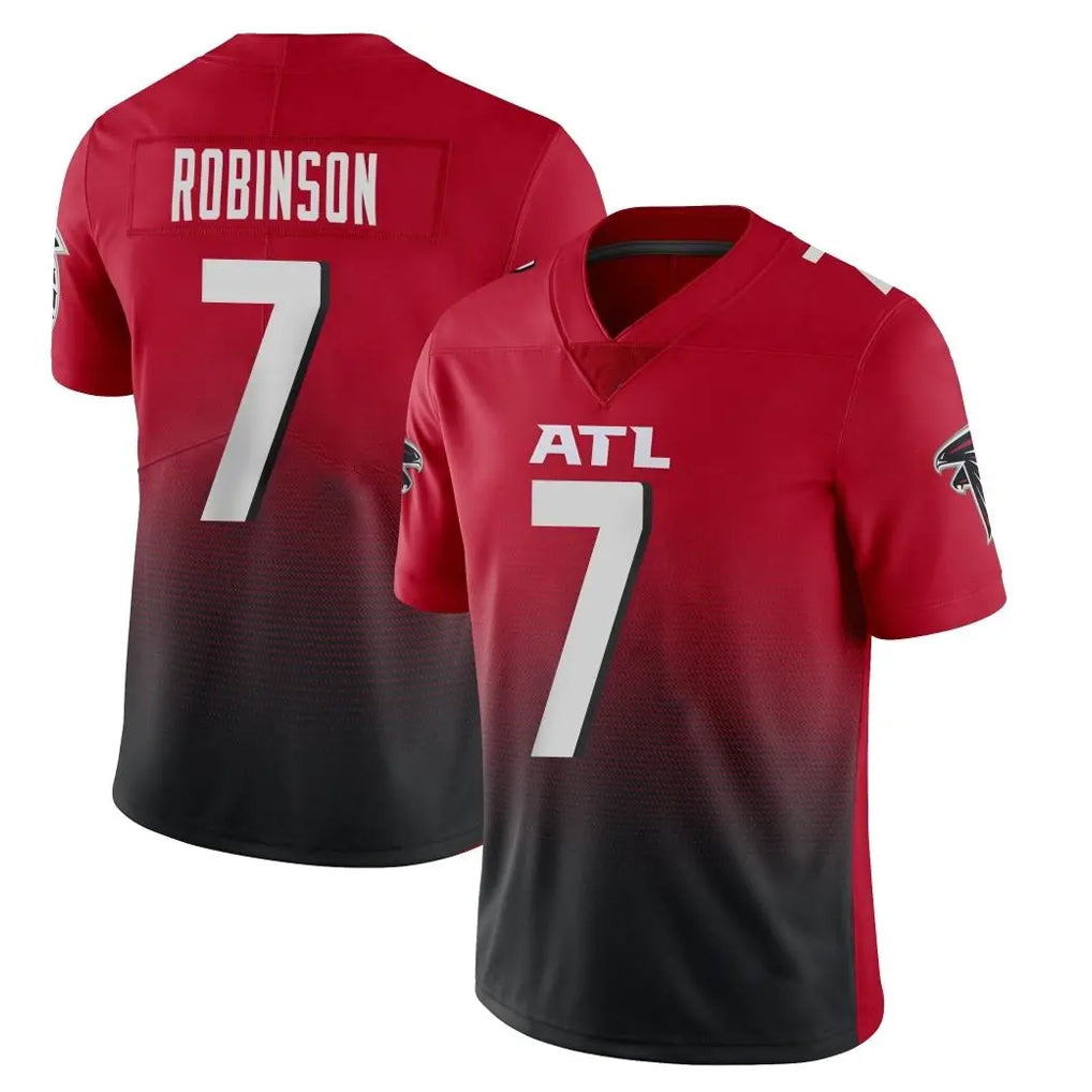 Kooe A.Falcons #7 Bijan Robinson Player Red Vapor Untouchable Limited Home Game Stitched Jerseys