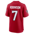 Kooe A.Falcons #7 Bijan Robinson Red Game Stitched Jerseys