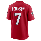 Kooe A.Falcons #7 Bijan Robinson Red Game Stitched Jerseys