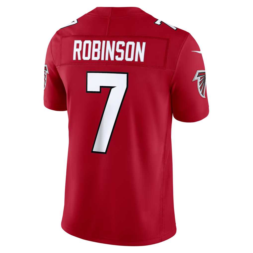 Kooe A.Falcons #7 Bijan Robinson Red Vapor F.U.S.E. Limited Stitched Jerseys