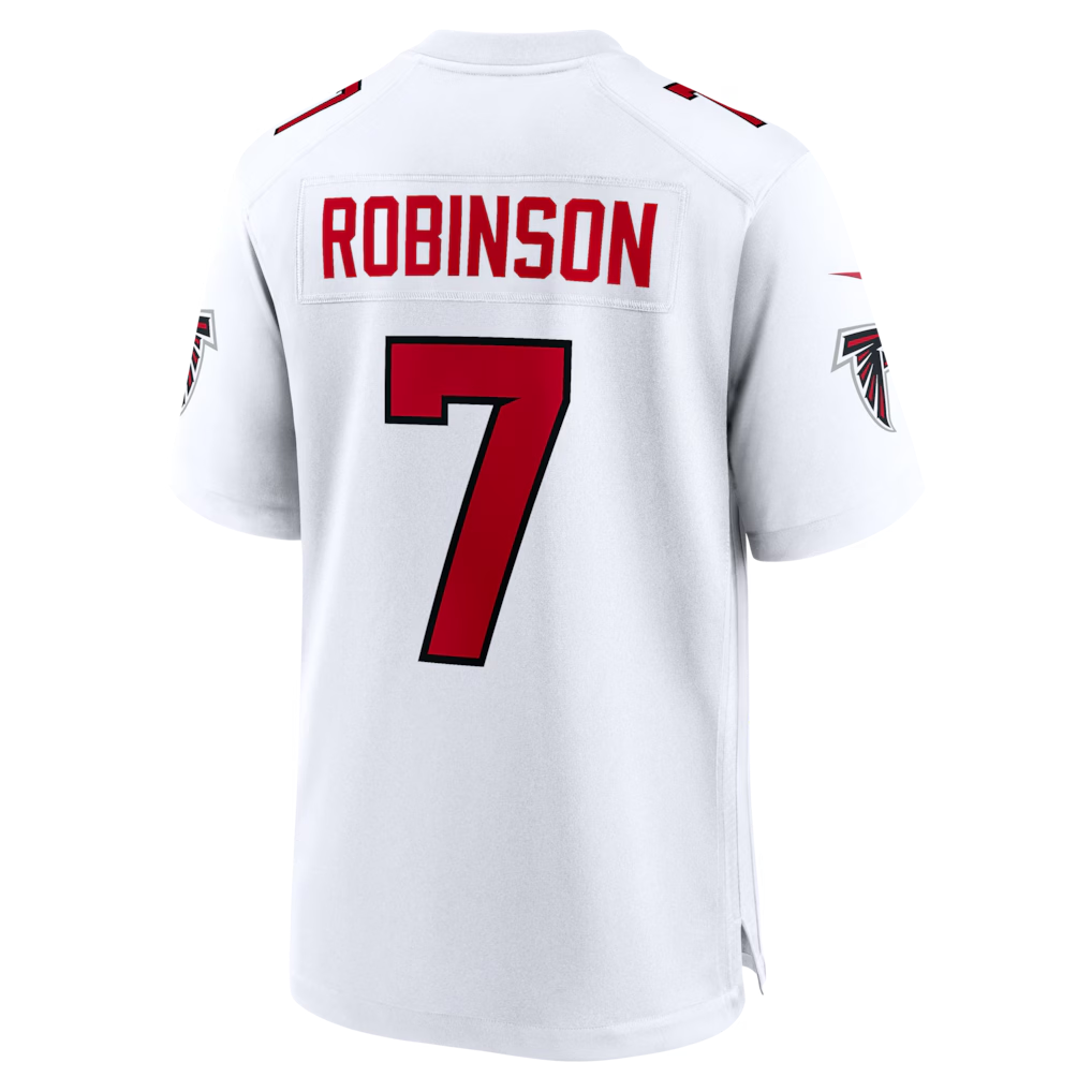 Kooe A.Falcons #7 Bijan Robinson White Game Stitched Jerseys
