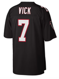 Kooe A.Falcons #7 Michael Vick Mitchell & Ness Black Big & Tall 2002 Retired Player Replica Jersey