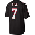 Kooe A.Falcons #7 Michael Vick Mitchell & Ness Black Legacy Replica Stitched Jerseys