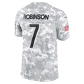 Kooe A.Falcons #7 Bijan Robinson Player Camo Salute to Service Limited Stitched Jerseys