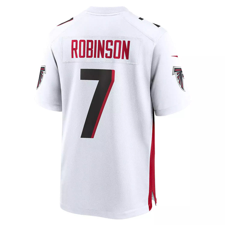 Kooe A.Falcons #7 Bijan Robinson Player White Game Home Stitched Jerseys