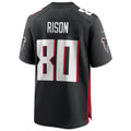 Kooe A.Falcons #80 Andre Rison Player Black Home Game Stitched Jerseys
