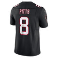 Kooe A.Falcons #8 Kyle Pitts Sr. Player Black Vapor F.U.S.E. Limited Stitched Jerseys