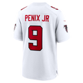 Kooe A.Falcons #9 Michael Penix Jr. White Game Stitched Jerseys
