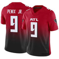 Kooe A.Falcons #9 Michael Penix Jr. Player Red Vapor F.U.S.E. Limited Stitched Jerseys