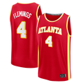 Kooe A.Hawks #4 Kingston Flemings Red 2026 Draft First Round Pick Fast Break Jerseys - Icon Edition