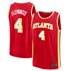 Kooe A.Hawks #4 Kingston Flemings Red 2026 Draft First Round Pick Fast Break Jerseys - Icon Edition