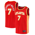 Kooe A.Hawks #7 Nickeil Alexander-Walker Red Fast Break Replica Jerseys - Icon Edition