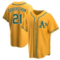 Kooe Athletics #21 Tyler Soderstrom Player Gold Replica Alternate Stitched Jersey
