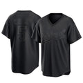 Kooe Athletics #5 Jacob Wilson Black Replica Pitch Fashion T shirt Stitched Jersey